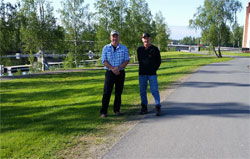 Dale and I in Joensuu