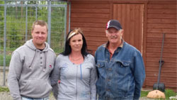 Jani and Satu with my brother Dale