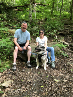 Brian, Marcia and Koda