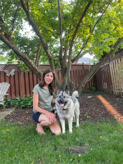 Caroline and Kessa Norwegian Elkhound