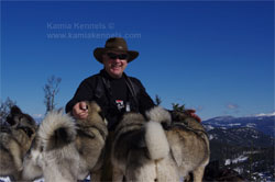 Kamia Kennels Elkhounds and Merv Carlson